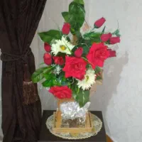 گل مصنوعی و درخت مصنوعی نارنگی