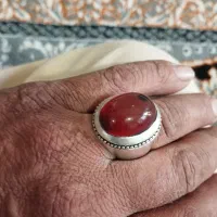 انگشتر عقیق سرخ رکاب صدوقی|جواهرات|مشهد, شهید شهریاری|دیوار