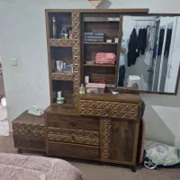 تخت خواب دو نفره و اینه درایور|تخت و سرویس خواب|تهران, خزانه|دیوار