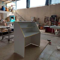 میز کانتر مدل کج و صاف دخل میز مدیریت مغازه|فروشگاه و مغازه|اصفهان, گورت|دیوار