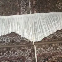 پرده حریر سفید|پرده، رانر، رومیزی|سنندج, |دیوار