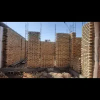 بنایی. آجرکاری، ساختمان. پلاستر