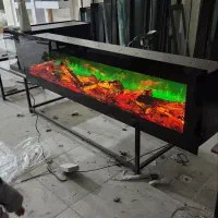 تولیدی شومینه برقی شومینه گازی زیر TV دکوراتیو lcd|بخاری، هیتر، شومینه|رشت, ساغری سازان|دیوار