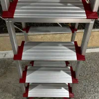 نردبان ۵ پله تاشو آلومینیومی|ابزارآلات|همدان, |دیوار