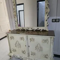 اینه کنسول چوب راش