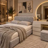 ست تخت خواب دونفره و تک نفره مدل اونتوس تدی