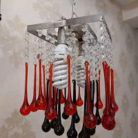 لوستر دو شاخه