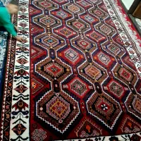 یک تخته فرش شش متری و چهارمتری دستبافت|فرش|شهرکرد, |دیوار