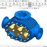 طراحی صنعتی تا ساخت قطعه و ماشین آلات / سالیدورک