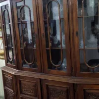 بوفه منبت چوب گردو چهار در و دو کشو داخل