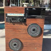 جعبه رادیو پخش عتیقه