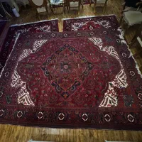 فرش دستباف نقشه اصیل هریس کهنه‌با قدمت بیش ۷۰ سال
