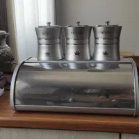 بانکه چای و قهوه و شکر و ادویه و پاسماوری استیل