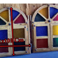 درب و پنجره چوبی سنتی|صنایع دستی و سایر لوازم تزئینی|اردبیل, |دیوار