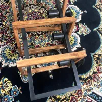 لوستر فانتزی چوب و فلز|لوستر و چراغ آویز|بهارستان, |دیوار