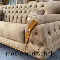 مبل چستر شرکتی نئولوئیز 7نفره سبک مازراتی کد 715|مبلمان خانگی و میز عسلی|هشتگرد, شهرک وحدت|دیوار