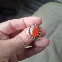 انگشتر عقیق یمن اصل وزیبا