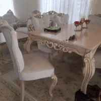 مبلمان نئوکلاسیک ۸ نفره با ناهارخوری ۶ نفره|مبلمان خانگی و میز عسلی|فشم, |دیوار