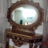 آینه کنسول چوب اصل