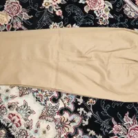 شلوار مدل راسته نخودی رنگ