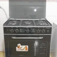 گاز ۵ شعله کاملا نو طرح فر