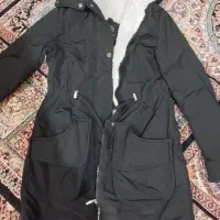 کاپشن سیاه در حد نو