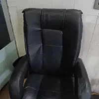 فروش صندلی چرم خارجی  چرخدار