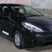 پژو ۲۰۷ پانورما مشکی با رینگ tu5 پلاس اتویاقوت