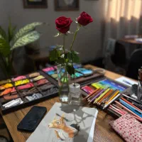 کلاس نقاشی آموزشگاه نقاشی|خدمات آموزشی|قم, بکایی|دیوار