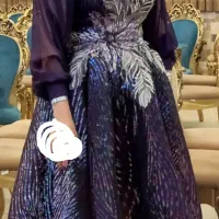 لباس مجلسی ترک گردنی با،پوشش جداس ۳۸