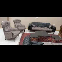 مبل تختخواب شو چرم خارجی|مبلمان خانگی و میز عسلی|اصفهان, ارغوانیه|دیوار