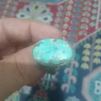 انگشتر نقره فیروزه رکاب دست ساز ۹۲۵
