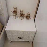 سرویس خواب شامل دو عددپاتختی دراور وکمد لباس|تخت و سرویس خواب|همدان, |دیوار