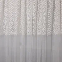 پرده تور ترک آستر دار نو نو مناسب جهیزیه عروس