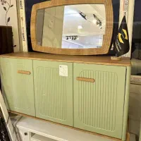 آینه کنسول سبز پسته ای زرکالا|بوفه، ویترین، کنسول|یاسوج, |دیوار