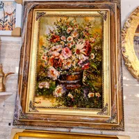 تابلوفرش دستبافت طرح گل و گلدان ابریشم