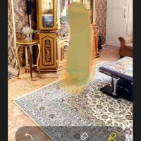 بوفه استیل سلتنتی ویترین طلایی