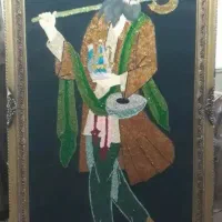 درویش منجوق دوزی|تابلو، نقاشی، عکس|مشهد, انقلاب|دیوار