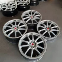 رینگ ۱۷ lenso سامورایی اورجینال شناسنامهدار|قطعات یدکی و لوازم جانبی|مشهد, رضاشهر|دیوار