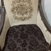 مبل ۷ نفره کلاسیک سالم (بدون میز)|مبلمان خانگی و میز عسلی|ابریشم, |دیوار