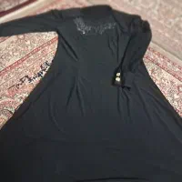 سارافون زنانه مشکی ۲ تیکه