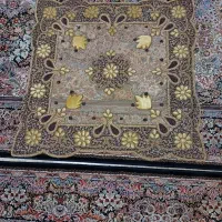 رومیزی ۴تکه کار شوده نونو استفاده نشوده|پرده، رانر، رومیزی|رباط‌کریم, رباط‌کریم|دیوار