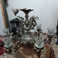 لوستر ۶ شاخه برنز|لوستر و چراغ آویز|مشهد, توس (بلوار توس)|دیوار