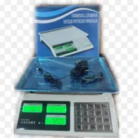 ترازوی 40 کیلویی دکمه استیل کمری و محک