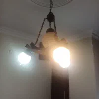 لوستر چوبی|لوستر و چراغ آویز|تهران, باغ فیض|دیوار