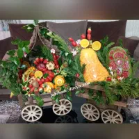 (دیزاین شب یلدا)میوه آرایی،حکاکی، سینی مزه|خدمات پذیرایی، مراسم|اندیشه, اندیشه فاز ۱|دیوار