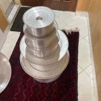 ست کامل قابلمه روحی 8تیکه عروس نو آکبند ضخیم سنگین|ظروف پخت‌وپز|مشهد, هنرستان|دیوار