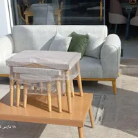 جلومبلی و عسلی چوبی مینی مال((سهند مبل))|مبلمان خانگی و میز عسلی|کرمانشاه, |دیوار