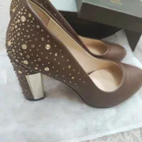 کفش پاشنه فلزی نگین دار آک سایز۴۰