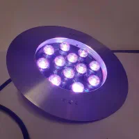 چراغ توکار استخری استیل تک رنگ 24 وات 12 ولت 24TOL|لامپ و چراغ|تهران, افسریه شمالی|دیوار